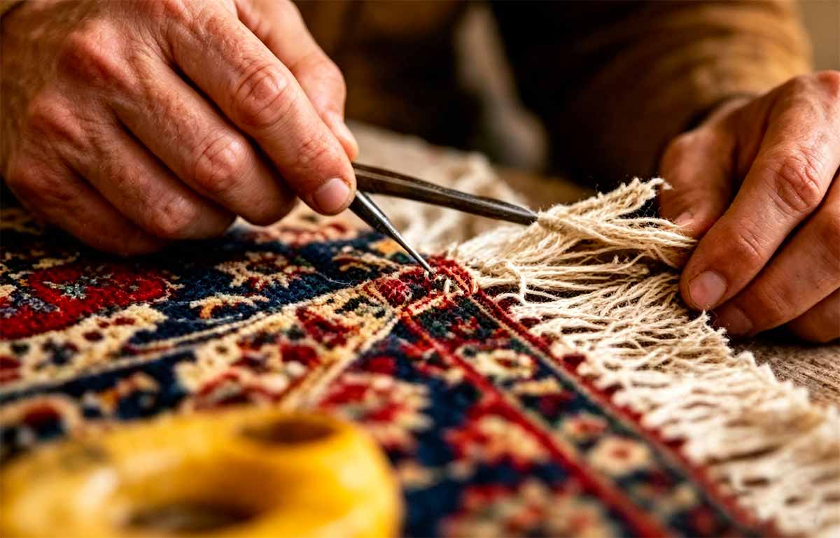 MON TAPIS D'ORIENT : Expert dans la vente, le rachat, le nettoyage, la restauration et réparation de tapis d’Orient: Paris et l’Île-de-France - vente, rachat, restauration, réparation et nettoyage de tapis sur Paris et l’Île-de-France - Mr BARNABEAU :   Restauration et conservation de tapis anciens. Réparation des franges de tapis. Réparation des lisières de tapis. Traitement des trames de tapis. Relainage de tapis. Raviement des couleurs de tapis. Traitement des mites de tapis. Dépoussiérage et dessablage de tapis. La Nettoyage artisanale à l’ancienne exclusivement à la main : lavage, nettoyage de tapis. Réfection de siège, fauteuil, canapé … Intervention sur Paris et l’Île-de-France